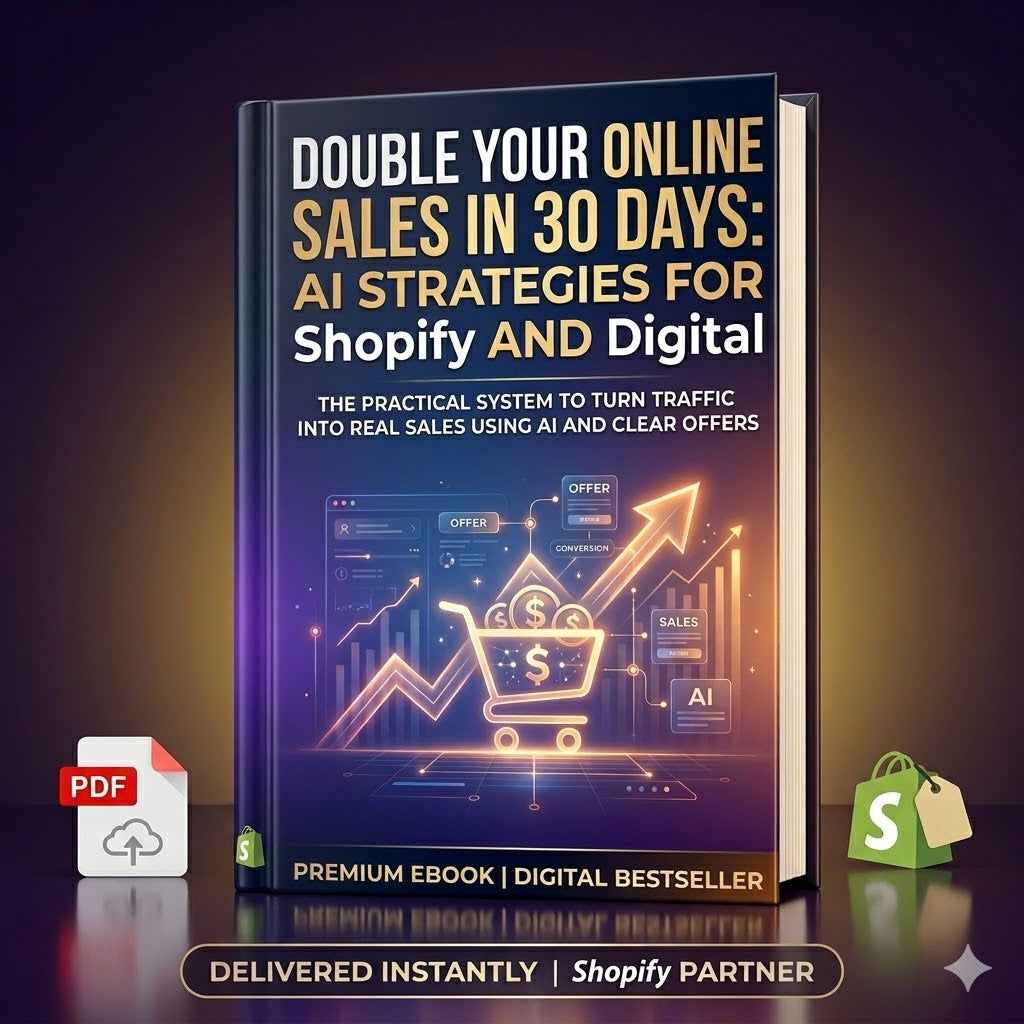 Double Your Online Sales in 30 Days AI Strategies for Shopify and Digital Offers