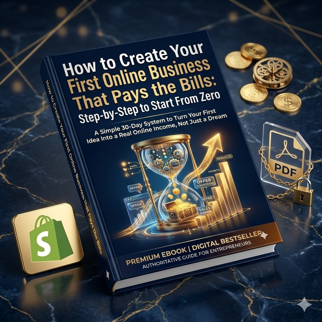 How to Create Your First Online Business That Pays the Bills Step by Step to Start From Zero